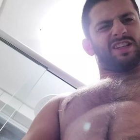 Man Musk - Ripe pits, cock and balls - sniff my hairy alpha hole and beg like a slut