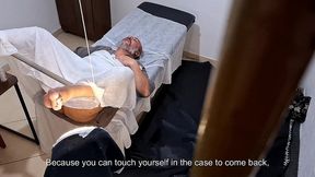 he went to the doctor to have his prostate examined, but the doctor stuck the strapon in his ass.