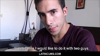 LatinCums.com - Twink Latin Boy &amp_ Three Strangers From App Have Orgy For Cash