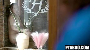 WTF! My Hot Cheerleader Stepsis Caught Rubbing her Pussy in Shower and Bangs my BBC Kimmy Kimm &mdash;  Mighty Dee