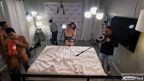 Behind The Scenes with Sophia, Satine and their 5 gangbang guys