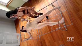 hotb - zenda sexy and anissa kate french lezdom dominatrix spanking spanish bondage submissive