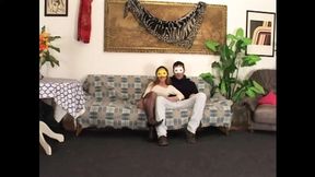 Masked MILF with perfect body gets fucked hard by huge amateur cock