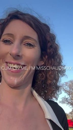 After Taking a Few Facials, I Go for a Cumwalk. Full Video When You Subscribe!