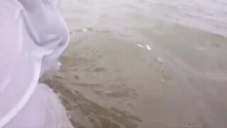 Observe Thru Cutoffs At The Beach