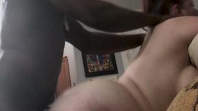 Thick mommy gets rammed by a big black master