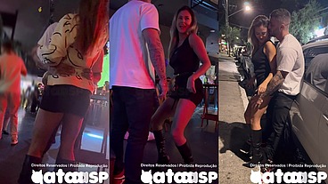 Adoro provocar o macho na frente do corno no pagode e depois leva-lo embora