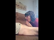 Akasha7 decides whether to suck or lick the glans, what a dilemma!