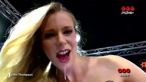 Ggg John Thompson- Sexy Claudia Enjoys Giant Coks in Her Horny Pussy and Mouth in a Wild Bukkake Gangbang