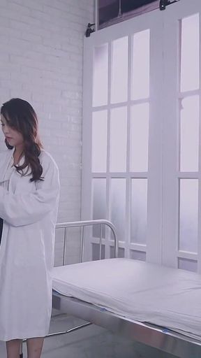 Slut Female Doctor Milking During Hard Sex with Patient