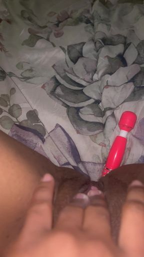 Watch Me Play with My Fat Black Pussy