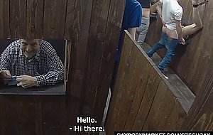 Czech gay glory hole galore