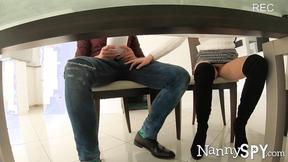 ”NannySpy: Teasing Nanny Babe Cadey Mercury Caught Masturbating”