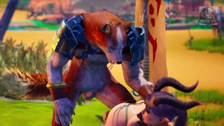 Furry Warrior Camp - knotting werewolf, DP elf girl, lizardman and anal creampie with monster cock