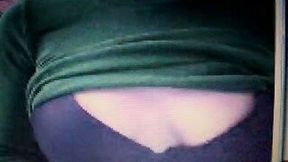 Some Italian big boobies flashed on webcam yesterday