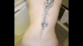 Step mom young plays with her stepson while her husband is at work