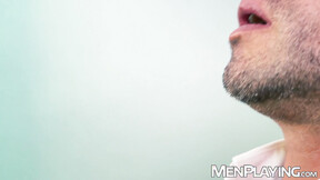 ”Latino businessman Nicholas Bardem ass pumping drills himself while jerking”