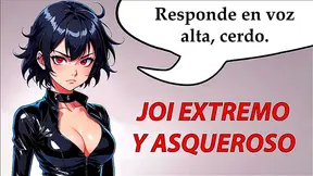 Filthy JOI Anal Domination in Spanish – Rough Slave Degradation Golden Showers