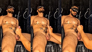 Handjob to me with cum trailer