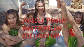 MUSCLE POWER: WATERMELON DESTRUCTION!
