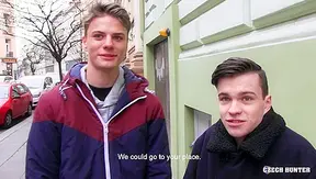 Czech Fireworks: Two Hung Twinks Ignite in Hot 3-Way Fun – XXX Gay
