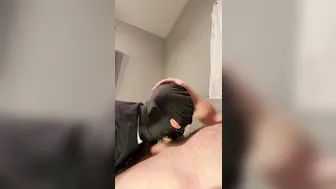 Alpha hunk gets sloppy deepthroat blowjob from eager cocksucker