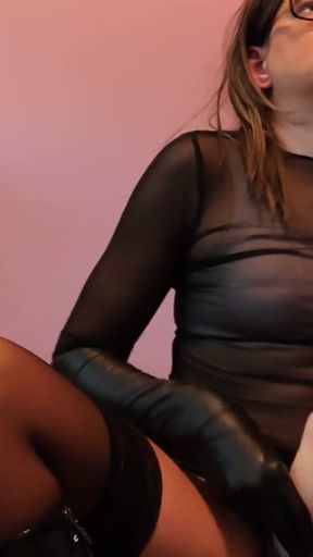 Wanking cock and  cumshot after playing with toy   Clip 2