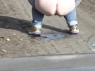 Pissing on the road in front of the car taking off pants older big beautiful woman mother i'd like to fuck with a curly twat