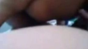 My shy 19 yo Indonesian girlfriend rides me in reverse way