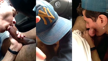 Peguei corrida com o Uber e o motorista ficou apertando o pau pra mim, quando ele falou que eu poderia fazer o que quisesse cai logo de boca.
