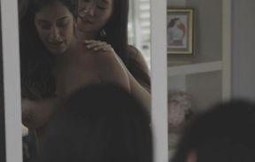 Katana & Best Friend Kali explore each other with strap-on in passionate lesbian porn