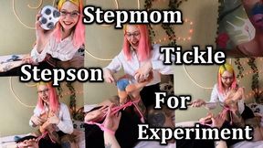 Step Mom’s Sadistic Fm Tickling Experiment With Hogtied Step Son