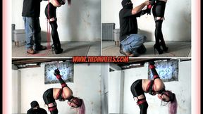 Whitney Morgan Strappado in a Girdle and High Heels! HD-WMV