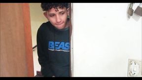 My Trans Girlfriend Gave Me Her Ass and My Stepson Masturbated Secretly Seeing the Two of Us