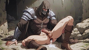 Horny and naughty king organizes an intense gay orgy in his kingdom