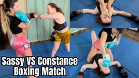 Sassy Savage VS Constance: Boxing Match (1080p)