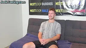 Amateur Handsome Jock Jerks Cock On Casting Till Cumshot