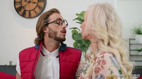 Morgan Taylor seduced shy nerd Lucas Frost