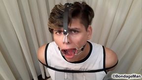 Axel Gag Testgagged several times for gag test from Bdman