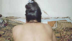 Desi Baji ki Chudai Gand me tail lga k