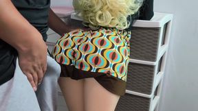 My cute big-ass neighbor lets me fuck her in her house (AI-Generated) (Realistic Sex Doll) (Over 18)
