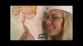 Fantastic Nurse with Nice Tits Fucked and Cumshot in Mouth by a Big Amateur Cock