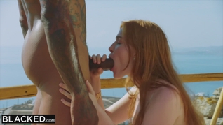 BLACKED BBC Craving Red Head Gets Dominated On Vacation