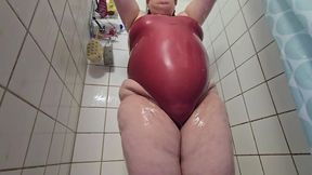 shower swimsuit