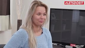 HERLIMIT - Nikky Dream - Big Tits Blonde Squirts Hard From Fingering And Hardcore Anal Sex