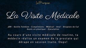 la visite medicale - french audio medical prostate milking