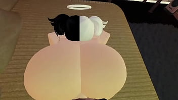 Fucking a little whore I found in a motel in Roblox