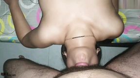 Colombian big ass rides her stepfather&#039;s cock - Porn in English