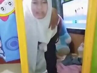 HIJAB হিজাব Jilbab Yang Lagi Viral Crot Dalem