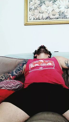 Naughty Latino masturbating and enjoying hot